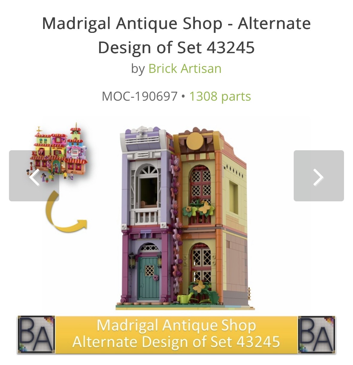 Madrigal Antique Shop MOC-190697